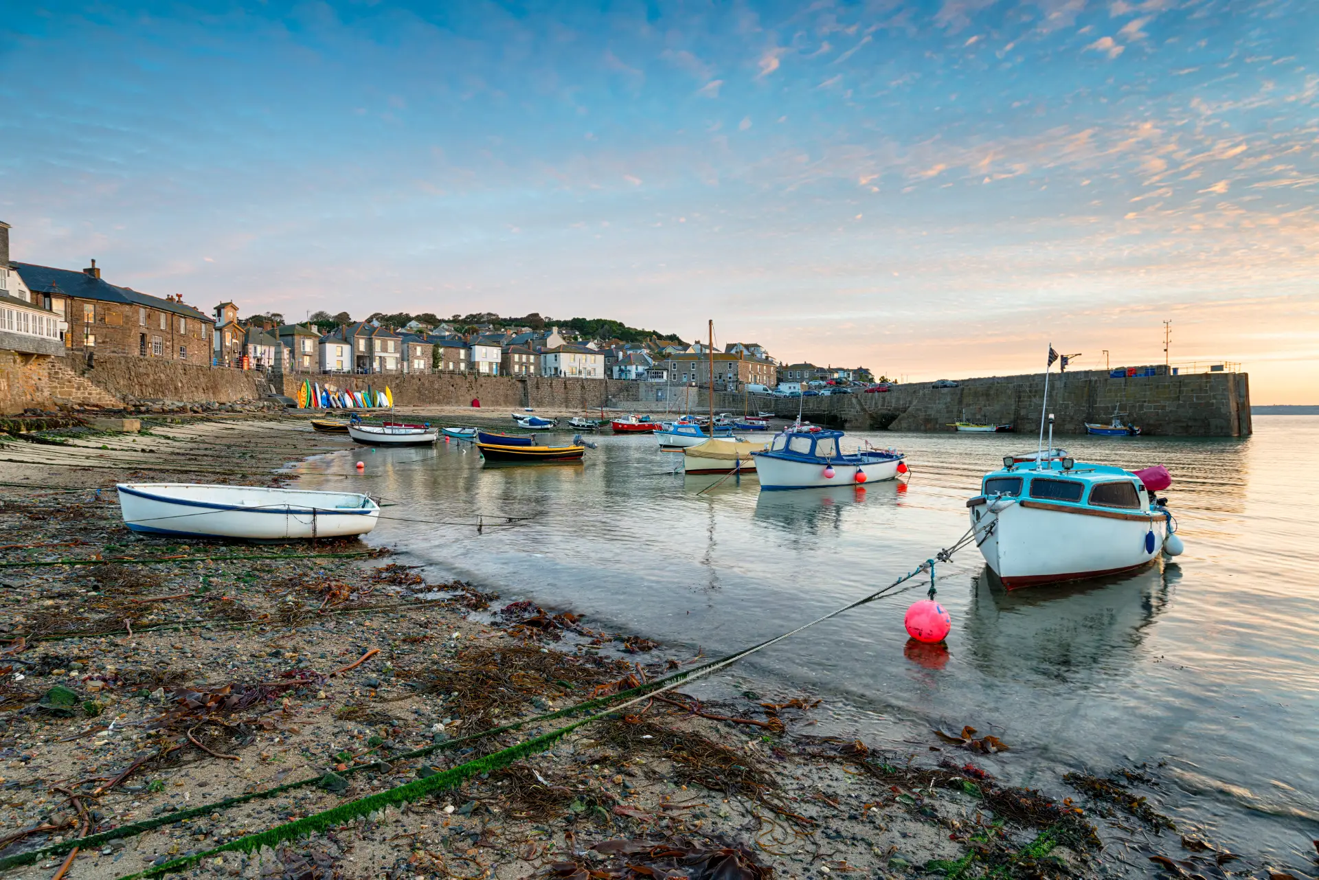 Fishing boats at mousehole